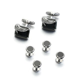Cufflinks Studs 6PCS Set Gemelos Button Links Tuxedo Collar St