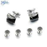 Cufflinks Studs 6PCS Set Gemelos Button Links Tuxedo Collar St
