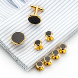 Vintage Gemelos Tuxedo Collar Stud Set 8PCS