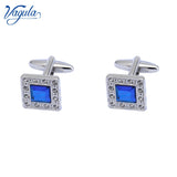 Crystal Cufflinks Top Party Wedding Shirt Gemelos Jewelry Button 141