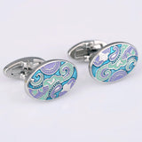 Wedding Suit Shirt Cufflinks Gemelos Flower Cuff links