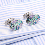 Wedding Suit Shirt Cufflinks Gemelos Flower Cuff links
