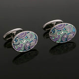 Wedding Suit Shirt Cufflinks Gemelos Flower Cuff links