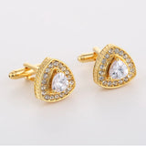 Crystal Cufflinks Wedding Suit Shirt Gemelos Men Jewelry Button