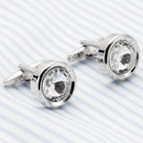 Crystal Cufflinks Party Wedding Suit Shirt Gemelos Button