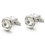 Crystal Cufflinks Party Wedding Suit Shirt Gemelos Button