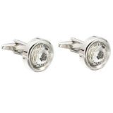 Crystal Cufflinks Party Wedding Suit Shirt Gemelos Button