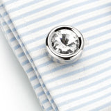 Crystal Cufflinks Party Wedding Suit Shirt Gemelos Button