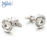 Crystal Cufflinks Party Wedding Suit Shirt Gemelos Button