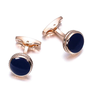 Enamel Gemelos Cufflinks Top French Shirt Cuff links 820