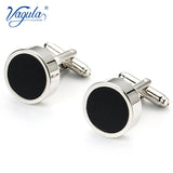 Classic Silver-color Men's Cufflink Wedding Suit Shirt Buttons 10122