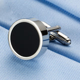 Classic Silver-color Men's Cufflink Wedding Suit Shirt Buttons 10122