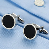 Classic Silver-color Men's Cufflink Wedding Suit Shirt Buttons 10122