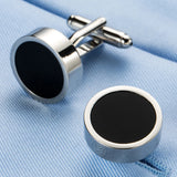 Classic Silver-color Men's Cufflink Wedding Suit Shirt Buttons 10122