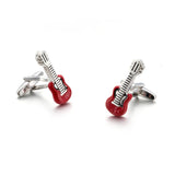 French Shirt Gemelos Guitar Cufflink Men Jewelry Cuff links 782