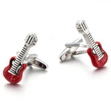 French Shirt Gemelos Guitar Cufflink Men Jewelry Cuff links 782