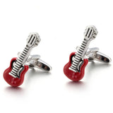 French Shirt Gemelos Guitar Cufflink Men Jewelry Cuff links 782