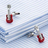 French Shirt Gemelos Guitar Cufflink Men Jewelry Cuff links 782