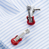 French Shirt Gemelos Guitar Cufflink Men Jewelry Cuff links 782