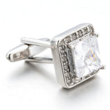 Crystal Cufflinks Party Wedding Suit Shirt Gemelos Men Jewelry Button