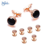 Shirt Cufflink Stud Tuxedo Collar Stud 8pcs Set Bonito Gemelos S30
