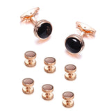 Shirt Cufflink Stud Tuxedo Collar Stud 8pcs Set Bonito Gemelos S30