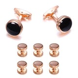 Shirt Cufflink Stud Tuxedo Collar Stud 8pcs Set Bonito Gemelos S30