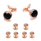 Shirt Cufflink Stud Tuxedo Collar Stud 8pcs Set Bonito Gemelos S30