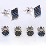 Spinki Cufflinks Studs Set Gemelos Tuxedo Collar Stud Set