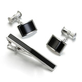Stylish Cufflinks Tie Clip Set