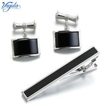 Stylish Cufflinks Tie Clip Set