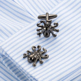 Stylish Octopus Cufflinks Metal Gemelos 785