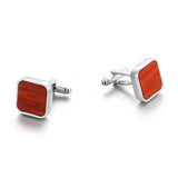 Wood Cufflinks Gemelos Button Wedding Gift