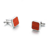 Wood Cufflinks Gemelos Button Wedding Gift