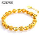 24K Copper Charm Bracelets for Women