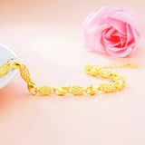24K Copper Charm Bracelets for Women
