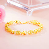24K Copper Charm Bracelets for Women