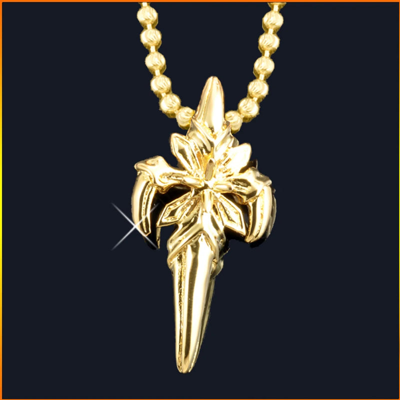 Couple Cross Pendant Necklace Silver