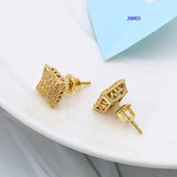 Micro Paved Silver Earrings for Women
