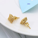 Micro Paved Silver Earrings for Women