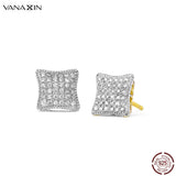 Micro Paved Silver Earrings for Women