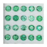 Natural Emerald Round Cut Loose Gemstone for DIY Jewelry