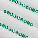 Natural Emerald Round Cut Loose Gemstone for DIY Jewelry