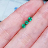 Natural Emerald Round Cut Loose Gemstone for DIY Jewelry