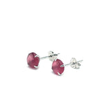 Natural Spinel Earrings Sterling 925 Silver Fine Jewelry Women Lady