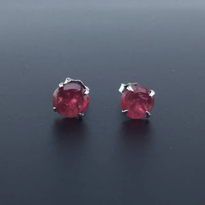 Natural Spinel Earrings Sterling 925 Silver Fine Jewelry Women Lady