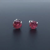 Natural Spinel Earrings Sterling 925 Silver Fine Jewelry Women Lady