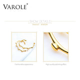 Geometric Circle Hoop Earrings Women's Jewelry Gift