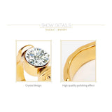 Sparkle Crystal Vintage Ring Jewelry Gift Bague Femme
