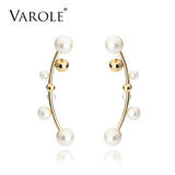 Silver Mismatched Cuff Earrings for Women